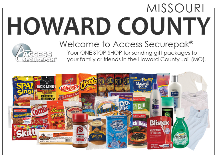 Access Securepak Howard County Jail Package Program MO